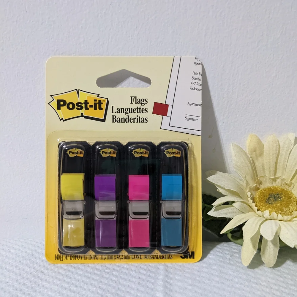 💖 2x Post It Flags 2 Packs